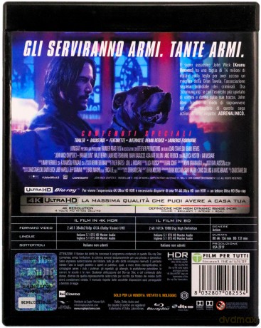 John Wick Chapter 3 - Parabellum [Blu-Ray 4K]+[Blu-Ray]
