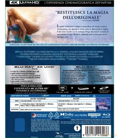 The Little Mermaid (Mała syrenka) (steelbook) [Blu-Ray 4K]+[Blu-Ray]