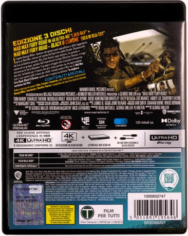 Mad Max: Fury Road (Mad Max: Na drodze gniewu) [Blu-Ray 4K]+[Blu-Ray]