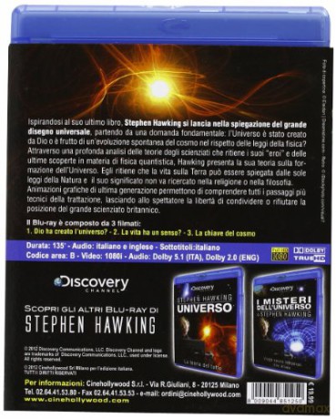Stephen Hawking's Grand Design (Świat oczami Stephena Howkinga) [Blu-Ray]