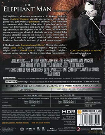 The Elephant Man ''4kult'' (4k+Br) + Card Numerata