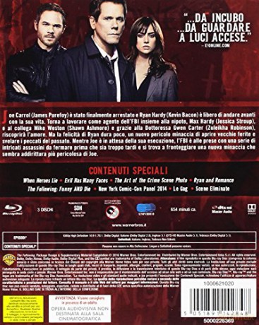 The Following - Season 03 Box Set Bluray Italian Import