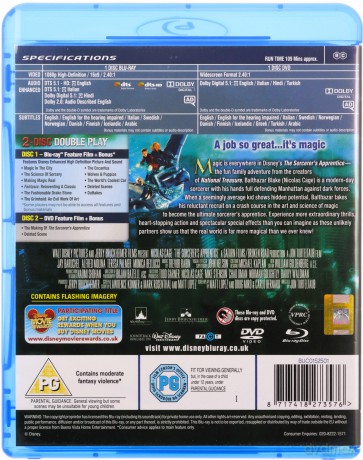 The Sorcerer's Apprentice (Uczeń czarnoksiężnika) [Blu-Ray]