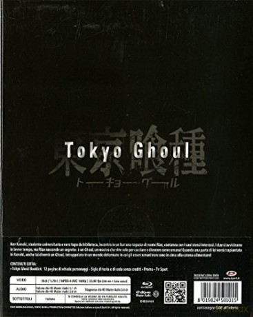 Tokyo Ghoul - Stagione 01 (Eps 01-12) (3 Blu-Ray+Booklet)