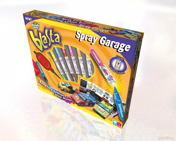 Blendy Pens - Fabryka niezwykłych samochodów Blasta Box 2 [ZABAWKA]