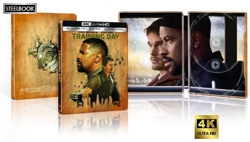 Training Day (Dzień próby) (steelbook) [Blu-Ray 4K]+[Blu-Ray]