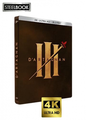 The Three Musketeers: D'Artagnan (Trzej muszkieterowie: D'Artagnan) (steelbook) [Blu-Ray 4K]+[Blu-Ray]