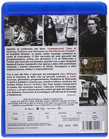Underground - The Julian Assange Story Bluray Italian Import