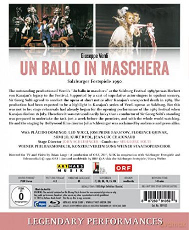 Verdi:un Ballo in Maschera