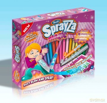 Sprayza Magic - zestaw flamastrów i akcesoriów [ZABAWKA]