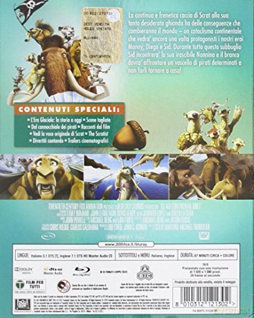 Warner Bros. Entertainment Brd Era Glaciale 4 - Continenti All