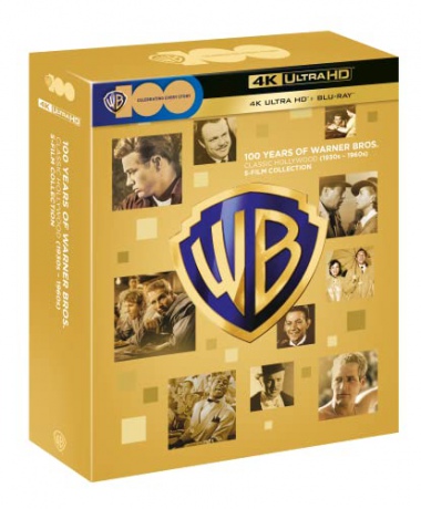 100 Years of Warner Bros: Classic Hollywood: Casablanca / Deszczowa piosenka / Citizen Kane / Cool Hand Luke / Rebel Without a Cause [BOX] [5xBlu-Ray 4K]+[5xBlu-Ray]