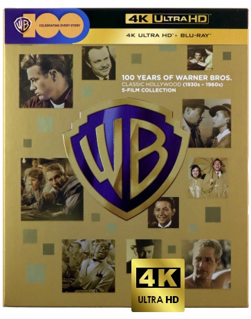 100 Years of Warner Bros: Classic Hollywood: Casablanca / Deszczowa piosenka / Citizen Kane / Cool Hand Luke / Rebel Without a Cause [BOX] [5xBlu-Ray 4K]+[5xBlu-Ray]