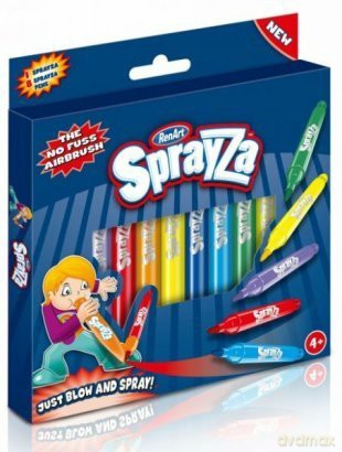 SprayZa - Flamastry, 8 sztuk [ZABAWKA]