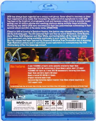 Yes: Yessongs [Blu-Ray]