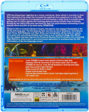 Yes: Yessongs [Blu-Ray]
