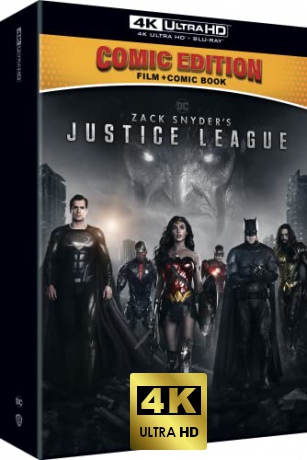 Zack Snyder'S Justice League (Ltd Comic Edition) (4k Ultra Hd+Blu-Ray)