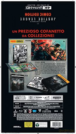 Zack Snyder'S Justice League (Ltd Comic Edition) (4k Ultra Hd+Blu-Ray)