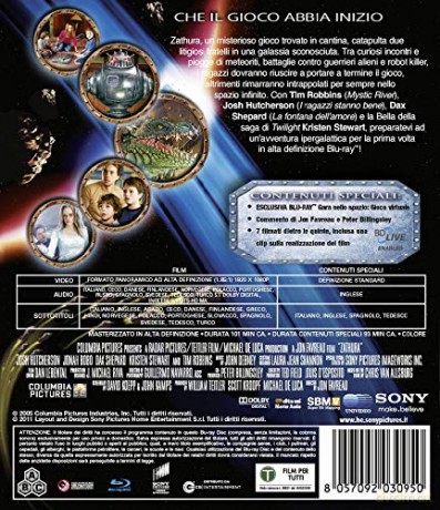 Zathura - Un`Avventura Spaziale Blu Ray