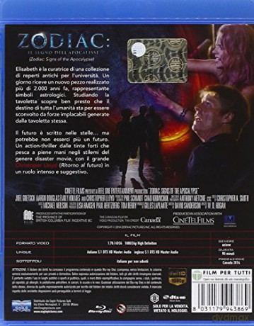 Zodiac - Il Segno Dell'Apocalisse Bluray Italian Import