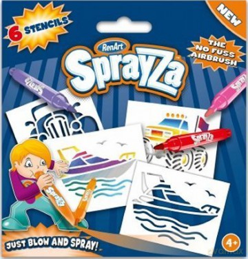 Sprayza - Mini szablony [ZABAWKA]