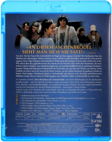 Three Wishes for Cinderella (Trzy orzeszki dla Kopciuszka) [Blu-Ray]