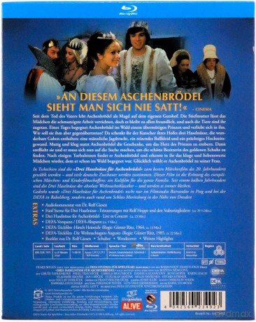 Three Wishes for Cinderella (Trzy orzeszki dla Kopciuszka) [Blu-Ray]