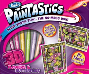 Paintastics - Ramki kwiaty i motyle 3D [ZABAWKA]