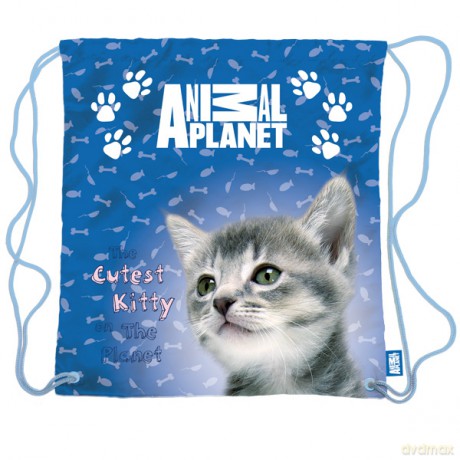 Worek Szkolny Na Ramię Stk 31-00 Animal Planet Cat [GADŻET]