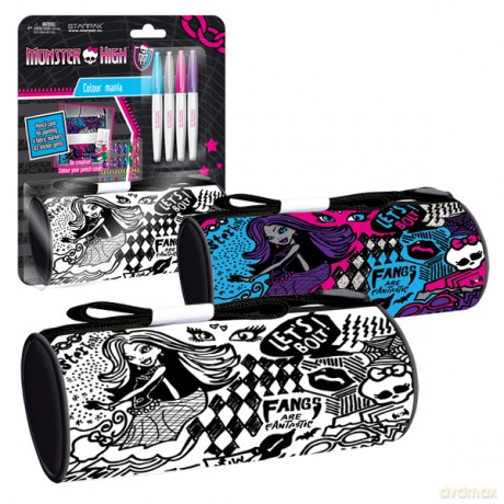 Piórnik Tuba Do Malowania Stk49 Monster High [GADŻET]