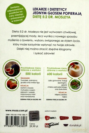 Dieta 5:2 dr. Mosleya - Mosley Michael, Spencer Mimi [KSIĄŻKA]