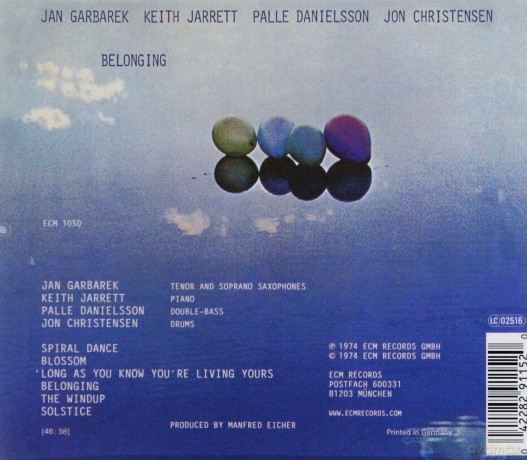 Keith Jarrett: Belonging [CD]