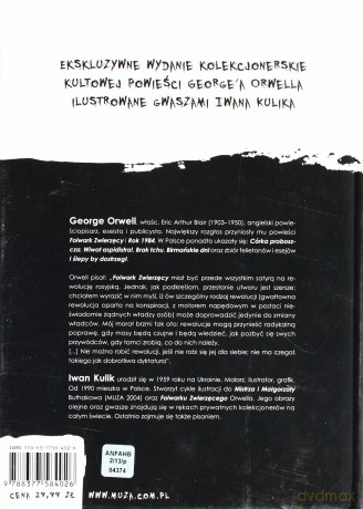 Folwark zwierzęcy (Wyd. 2013) - Orwell George [KSIĄŻKA]