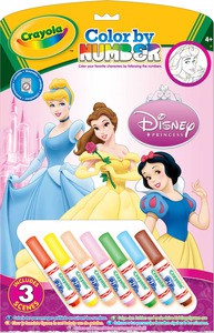 Kolorowanie po numerach Disney Księżniczki [ZABAWKA]