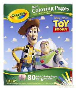 Kolorowanka mini pages Toy Story [ZABAWKA]