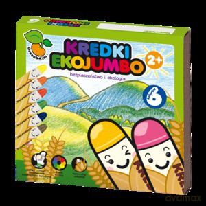 Kredki Ekojumbo 6 Kolorów [ZABAWKA]