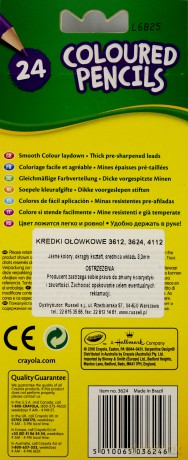 Kredki ołówkowe 24 szt. [ZABAWKA]