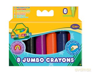 Kredki świecowe Mini Kids 8 szt. [ZABAWKA]