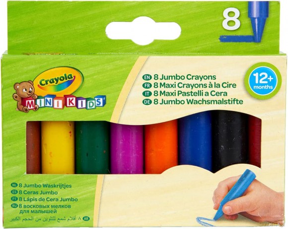 Kredki świecowe Mini Kids 8 szt. [ZABAWKA]