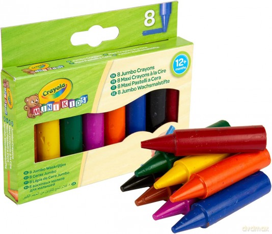 Kredki świecowe Mini Kids 8 szt. [ZABAWKA]