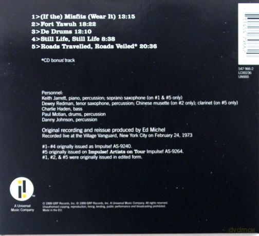 Keith Jarret: Fort Yawuh [CD]