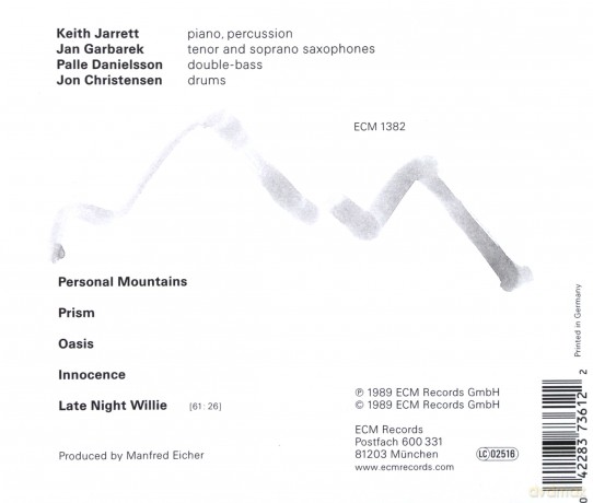 Keith Jarret: Personal Mountains [CD]