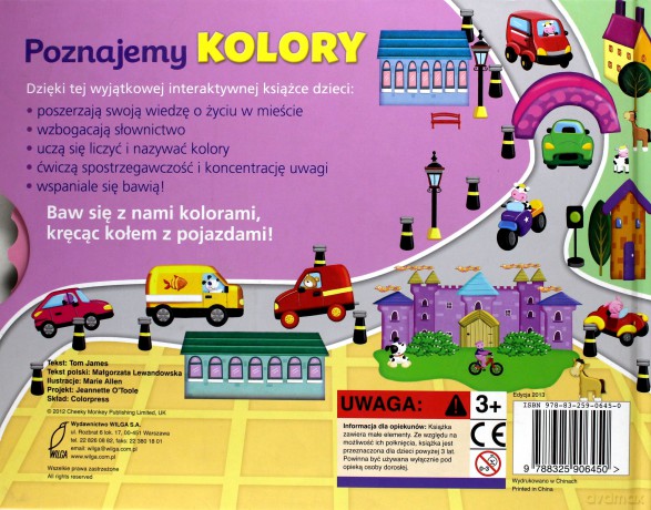 Poznajemy kolory - James Tom [KSIĄŻKA]