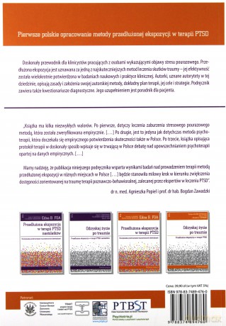 Przedłużona ekspozycja w terapii PTSD. Emocjonalne przepracowywanie traumy. Podręcznik terapeuty - Foa Edna B., Hembree Elizabeth A., Olasov Rothbaum [KSIĄŻKA]