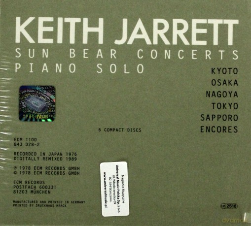 Keith Jarret: Sun Bear Concerts [6CD]
