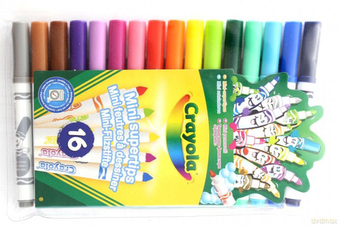 Zestaw flamastrów mini supertips 16 szt. [ZABAWKA]