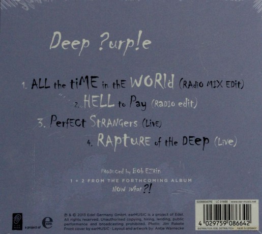 Deep Purple: All The Time In The World (digipack) [CD]