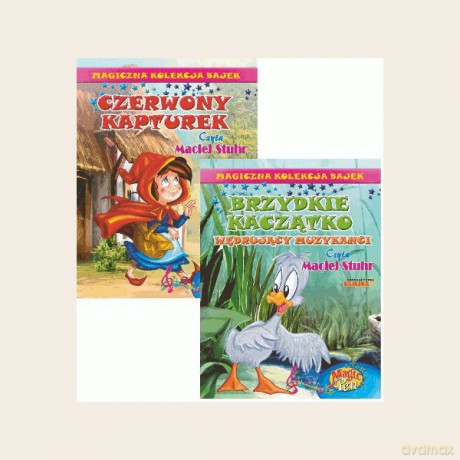 Magiczna Kolekcja Bajek 02: Brzydkie Kaczątko - Wędrujący Muzykanci, Czerwony kapturek [2xKSIĄŻKA]+[2CD]