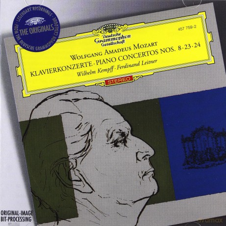 Kempff/ /Leitner: Mozart-8,23,24 Klavier [CD]