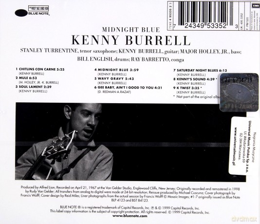 Kenny Burrell: 60th Midnight Blue [CD]